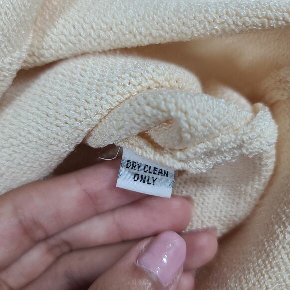 St John separates vintage made in USA cardigan Size Med Old money Quiet luxury - Picture 10 of 11